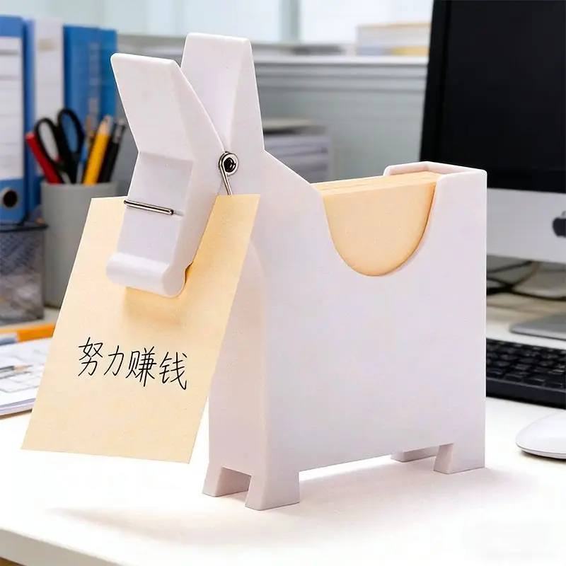 

Креативный милый держатель для заметок в виде пони, декор для офисного стола, украшение в виде пони, коробка для заметок, коробка для визиток, органайзер для ежедневного использования в офисе