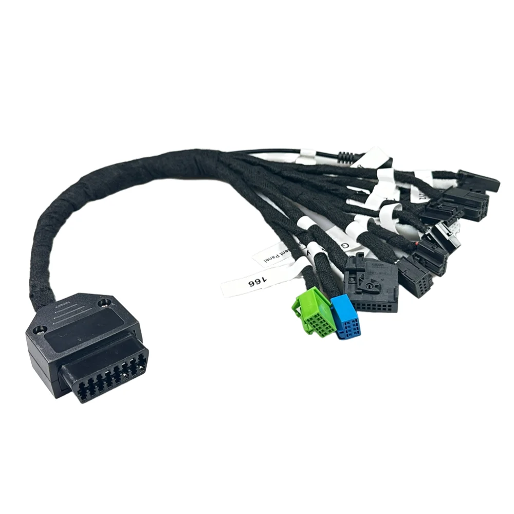 Cable ELV 15 en 1, Cable de plataforma de prueba EZS, grupo 15 en 1 para tableta Benz Cable VVDI para herramienta de plataforma de cerraduras M--B