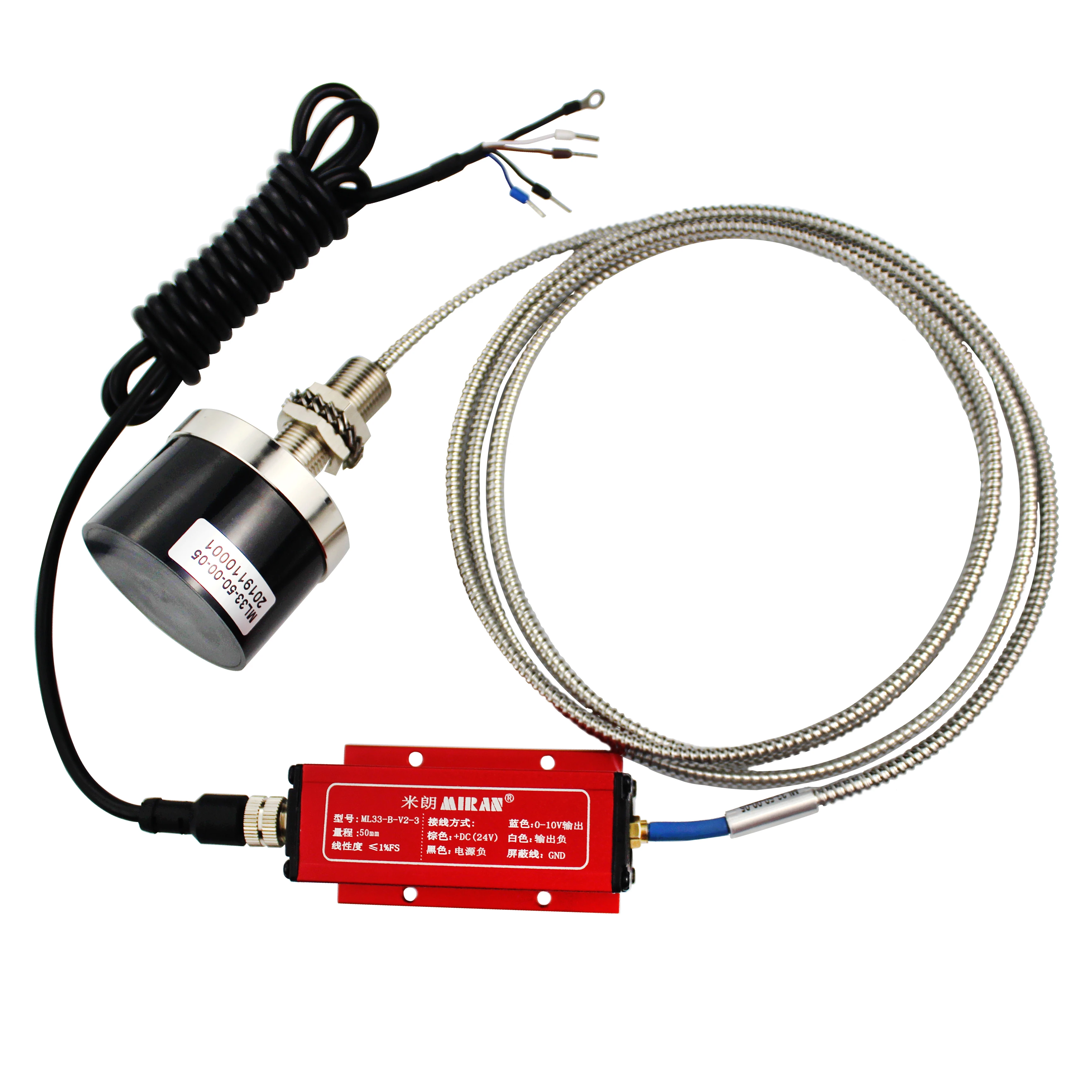 

Miran Range 4mm 0-10v Output Probe Coating Thickness Meter Eddy Current Sensor