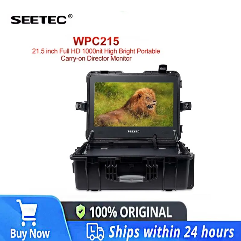 

SEETEC WPC215 21,5 дюймов 1000 нит яркий портативный ручной монитор директора Full HD 1920x1080 для Youtube Live
