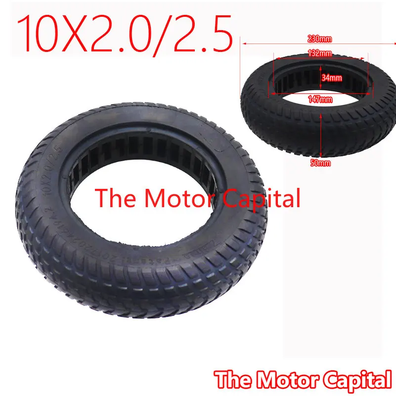 10x2.0/2.5 Electric Scooter Tire For  scooter 10x2/10x2.5 Solid  Rubber Wheels Tyre