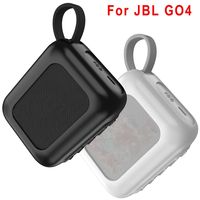 2024 Silicone Wireless Speaker Shell Case Anti-drop Soft Anti-drop Protective Cover with Metal Buckle Outdoor Holder for JBL GO4