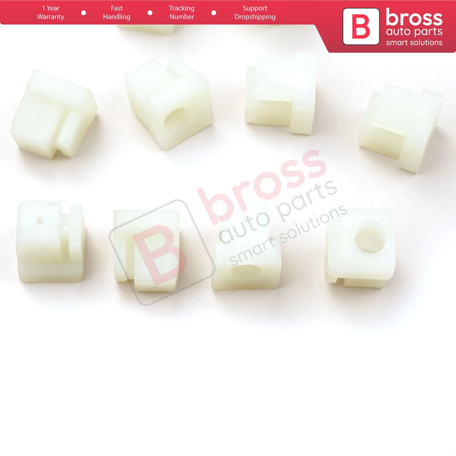 Bross Auto Parts BCP005 10 Pieces Cable End Rope Dowel for Window Regulator Winder Mechanism Type BCP005 Fast Handling