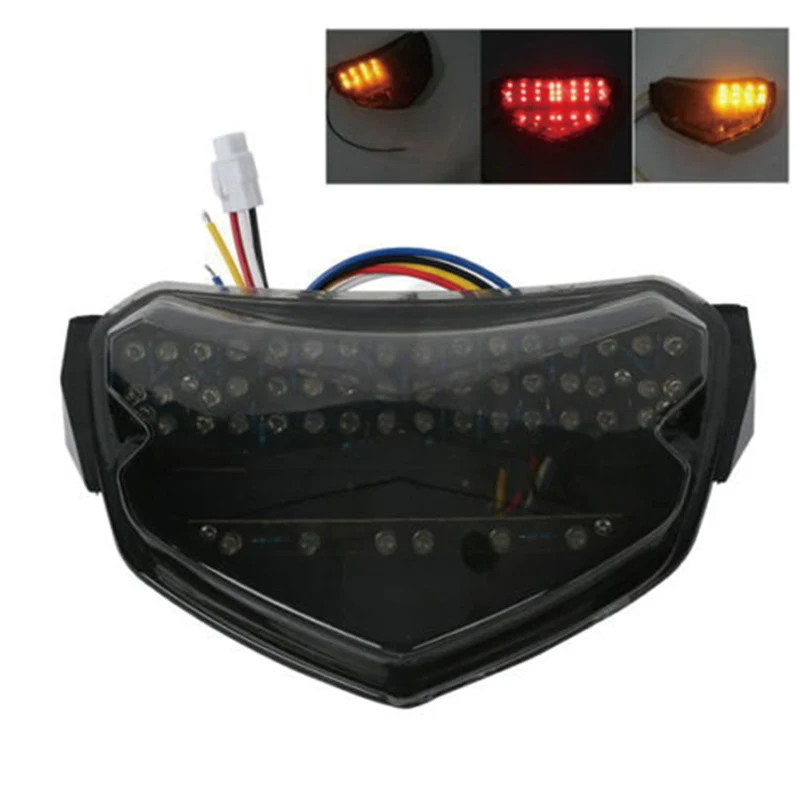 

LED Rear Taillight Tail Brake Turn Signals Integrated Light Clear For 2004 2005 SUZUKI GSXR600 GSXR750 GSXR GSX-R 600 750 K4