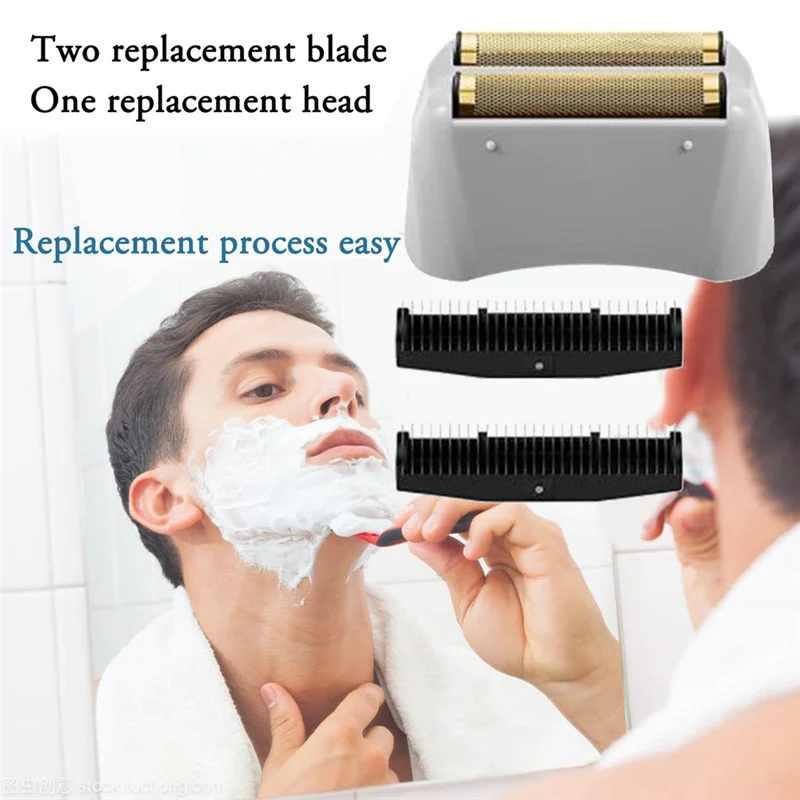Shaver Replacement Foil And Cutters For Andis 17150 17160 17200 17250 TS-1 TS-2 Foil Shaver Men's Electric Razor Blade-A54Q