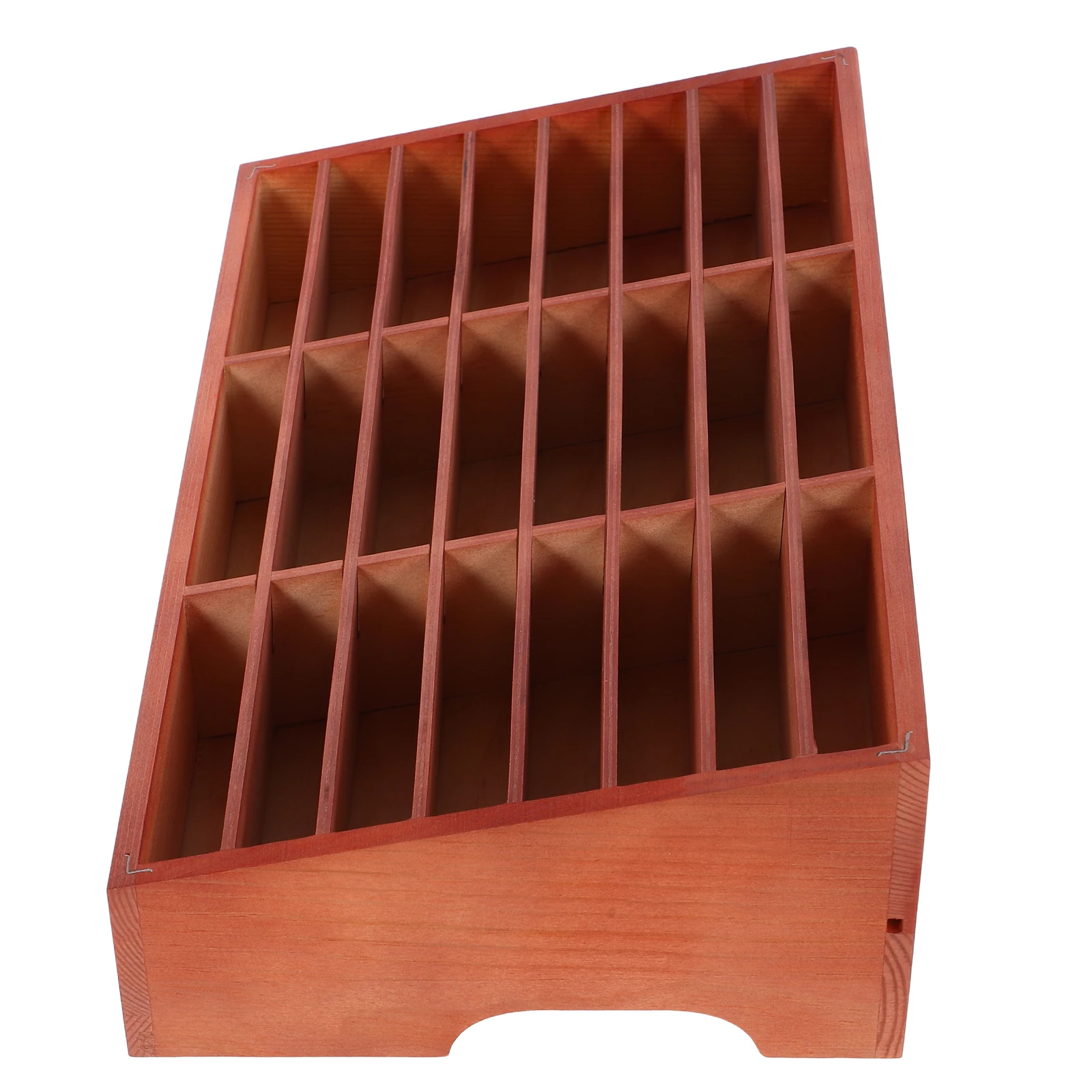 

Wooden Phone Storage Box for Classroom Meeting Room Organizer Desktop Cell Phones Case Holder Mobile File Folder Solution