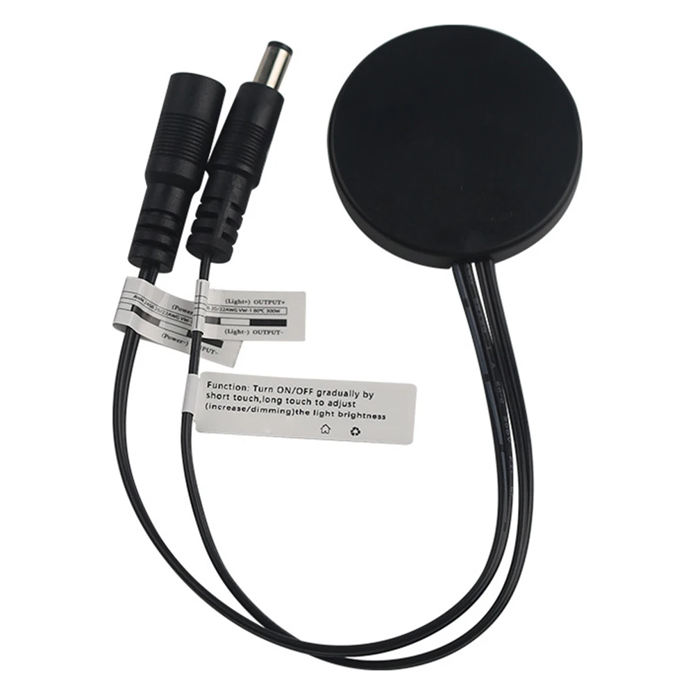 

AB46-Wavy Touch Dimming Sensor Switch Concealed Partition DC 12V 24V For Cabinet Kitchen Stone Hand Wave Touch Control 2Pcs