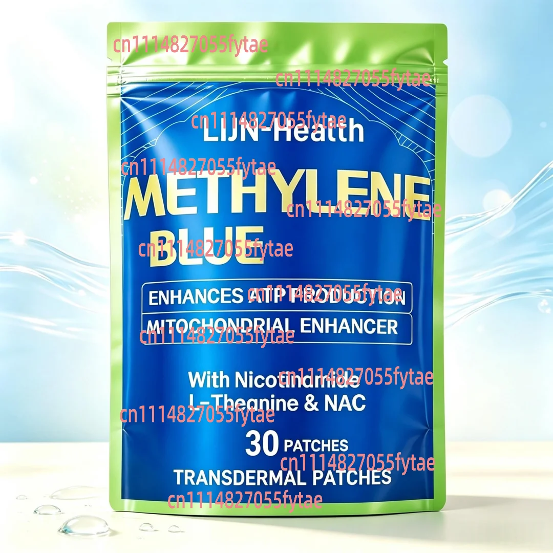 30 Patches Methylene Blue Transdermal Patches With NAC, Vitamin B3 & L-Theanine, Brain & Mitochondrial Support