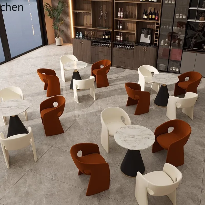 HXL طاولة المفاوضات وكرسي مجموعة استقبال اجتماع مقهى طاولة الشاي الحجرية #4