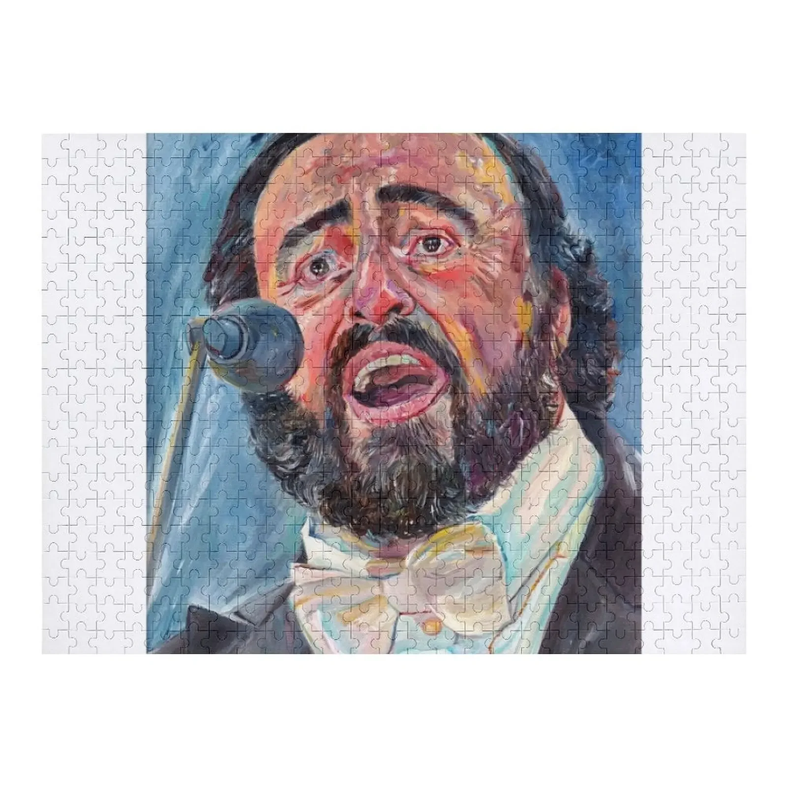 

Luciano Pavarotti Jigsaw Puzzle Personalized For Kids Custom Gift Personalized Toys Wooden Name Custom Personalized Puzzle