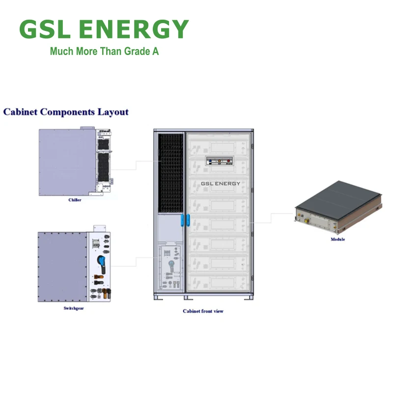 GSL ENERGY ESS 372kwh battery outdoor high-voltage liquid cooling energy storage liquid-cooling outdoor energy storage system