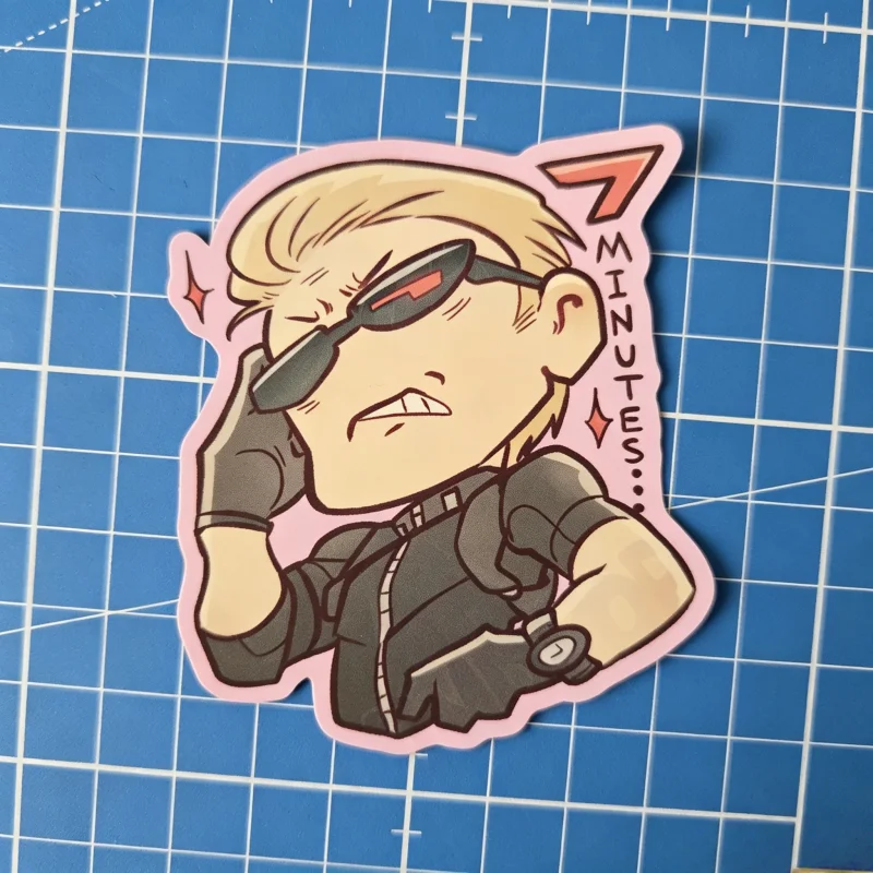Pegatinas de Meme Chibi de Wes - Badminton Meme reseña y precio