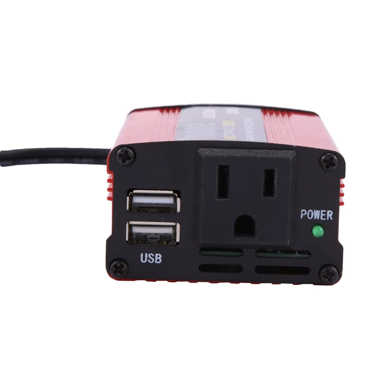 Inverter di alimentazione per auto da 200W convertitore da Dc 12V a Ac 220V doppio adattatore per caricabatterie Usb Booster di alimentazione per auto