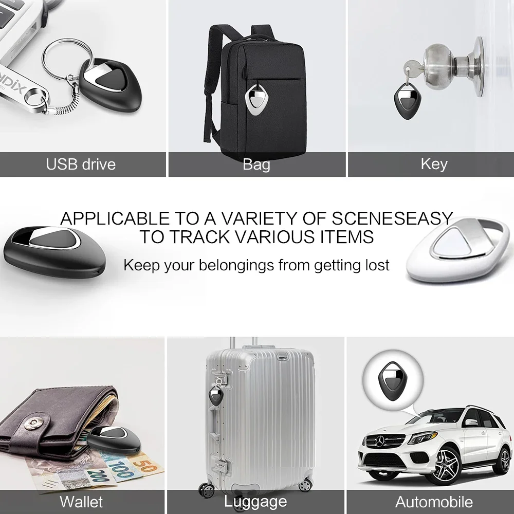 STOENGO Locator Works With Apple Find My App, Tracker And Keys Finder For Lost Keys, Bags, Wallets, Luggage, Only For IOS