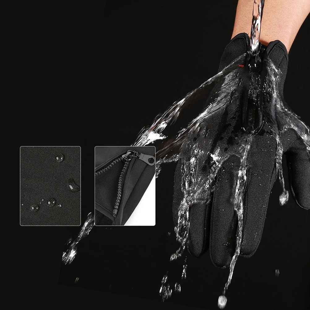 

Waterproof Touch Screen Gloves Workout for Men Snow Outdoor Thermal Women Running