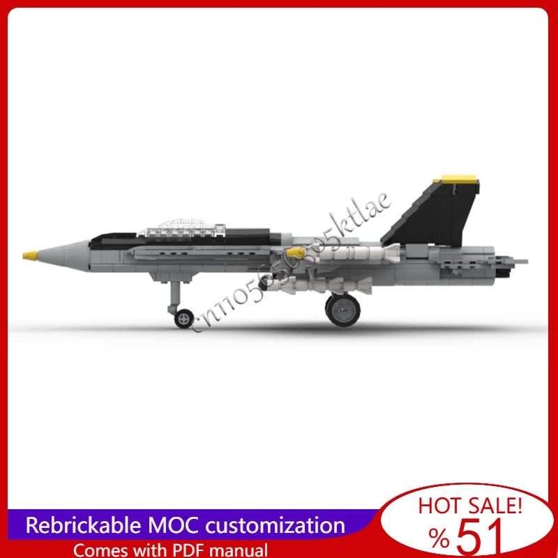 659Parts MOC 1:48 Scale Twin Engine F-18 Fighter Model Modular Building Block Technology Assembly Kid Toy Popular Festival Gifts