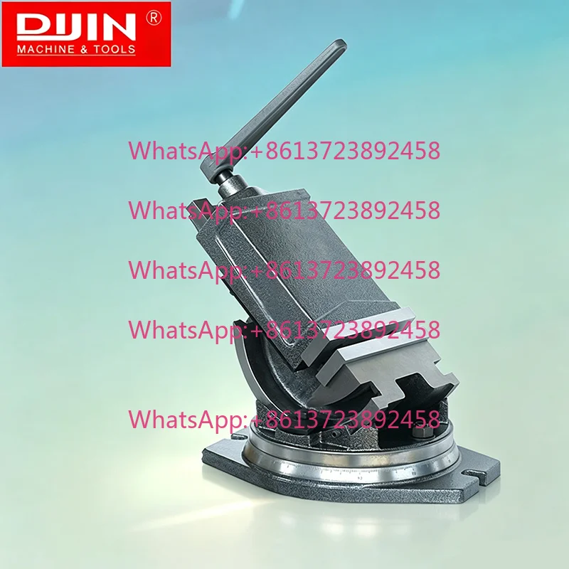 High Quality QHK125 Tilting Milling Machine Vise with Swivel Base Precision Metal Milling Vise 125mm for Milling Machine