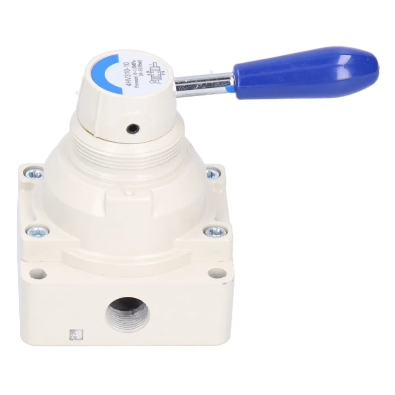Air Hand Valve Pneumatic Rotary Lever Flow Control 3 Position 4 Way Equipment 4HV310-10