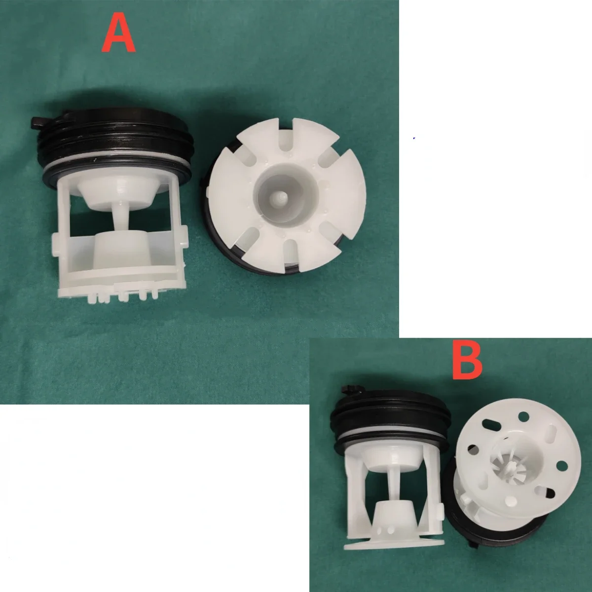 1 pz adatto per Haier / Whirlpool / Hisense / Rongsheng asciugatrice lavatrice pompa di scarico scarico scarico filtro coperchio