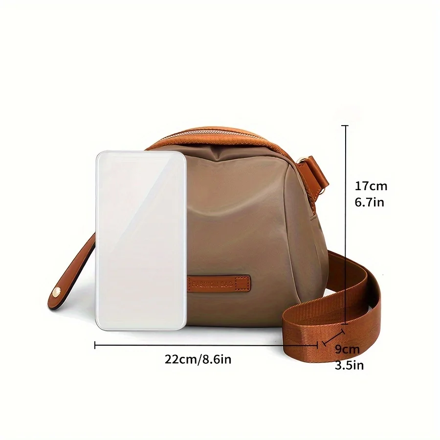 حقائب كروس نسائية جديدة خفيفة الوزن حقيبة كتف صغيرة مقاومة للماء للتنقل اليومي #2