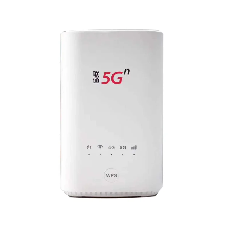 جهاز توجيه Unicom VN007+ 5G CPE صيني غير مقفول مع بطاقة SIM 64 مستخدم WIFI 2.3Gbps مودم راوتر لاسلكي شبكي عالي السرعة
