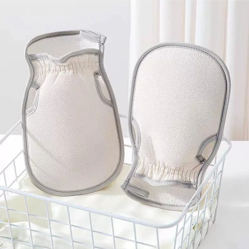 1PC Household Exfoliating Bath Glove Strong Cleaning Body Scrubber Towel for Back Washing Bathroom Supplies