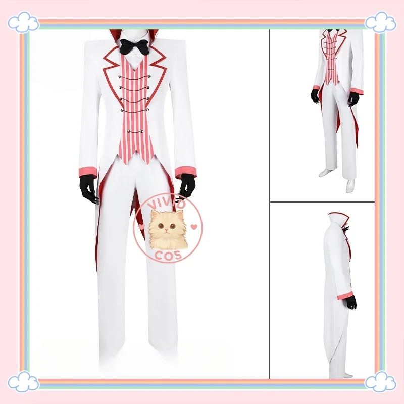 

Hazbin Hotel Lucifer Animation-inspired Cosplay Costume Anime-style Suit in Stock Full Men's Clothing Set Formal Role-playing