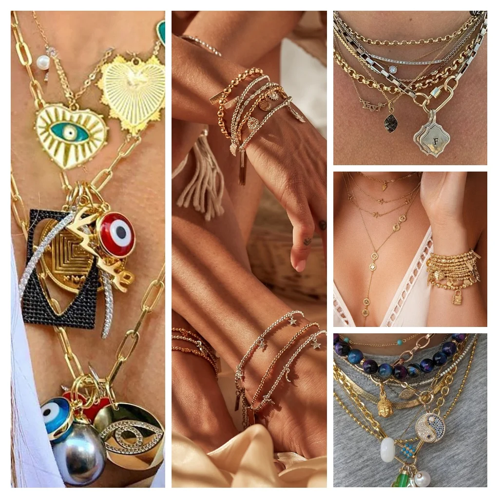 Heart Greek Eye Golden Color Pendant Charms for Diy Earrings Necklace Bracelet Evil Blue Eye Charms for Jewelry Making Supplies