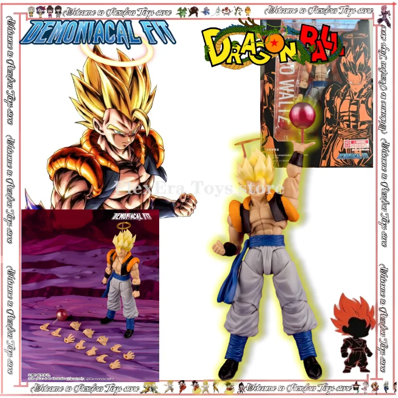 

Фигурка Demoniacal Fit Gogeta 3.0 Body Dragon Ball Z, DBZ SHF Gogeta Super Saiyan, аниме-фигурка, модель, игрушка, подарок