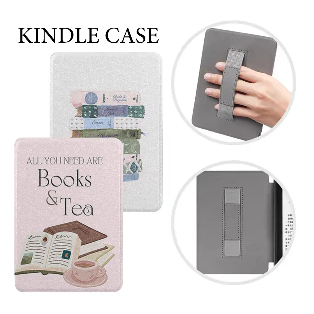 kindle case book pattern kindle basic 10th Gen 2019 6inth Handy kindle for reading kindle paperwhite 10th Gen 2019 6in anti-fall