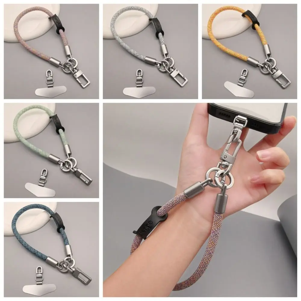 Pendant Mobile Phone Strap Handheld Metal Buckle Cell Phone Chain Anti Loss Short Mobile Phone Lanyard Phone Case Accessories