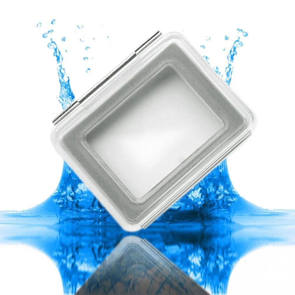 Touch Back Cover for 4 Silver Edition Waterproof Up to 3 Meters Transparent Film Enables Touch Operation No