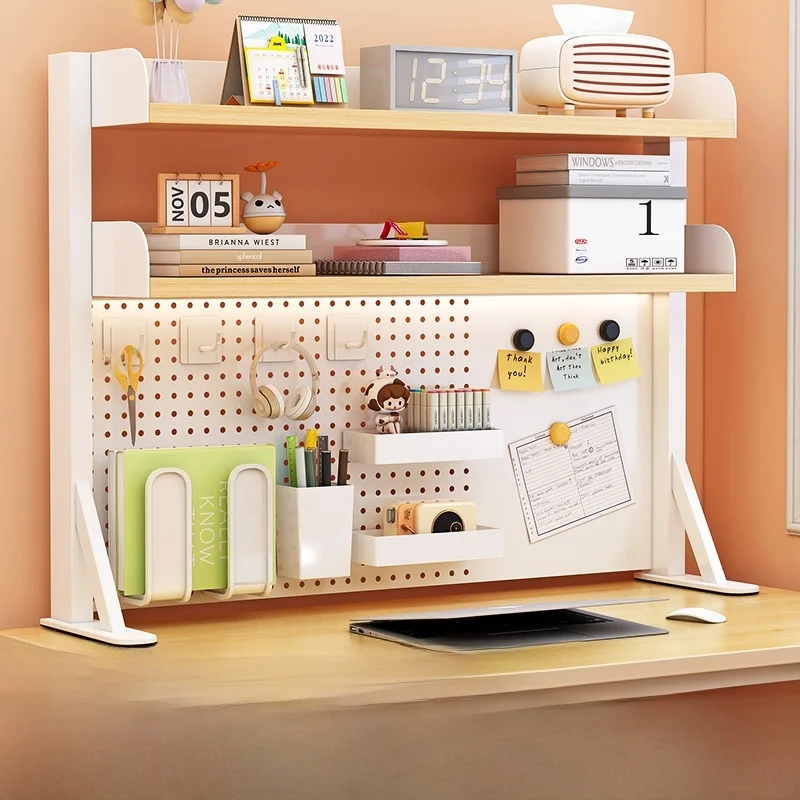 

Desktop Bookelf Hole Board Stand Study Desk Cuter Desk Clip Sle Storage Ra Metal Material No Drilling Required