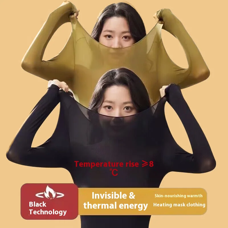 Women Seamless Thermal Underwear Set Women First Layer Thermal Top Long Johns 2Pcs Suit Winter Thermo Clothing Ladies Thin