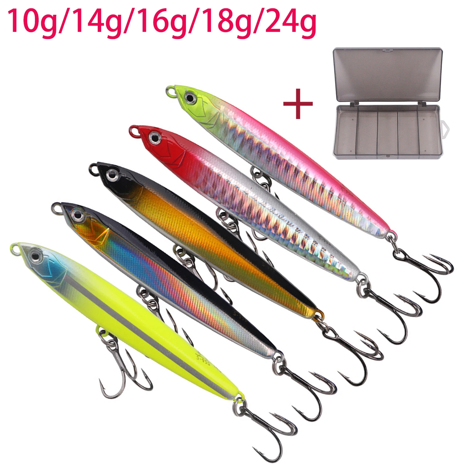 kit-de-iscas-artificiais-de-lapis-afundantes-5-pecas-10g-14g-16g-18g-24g-wobbler-swimbait-com-anzol-popper-para-pesca-maritima-caixa-de-iscas-de-brinde