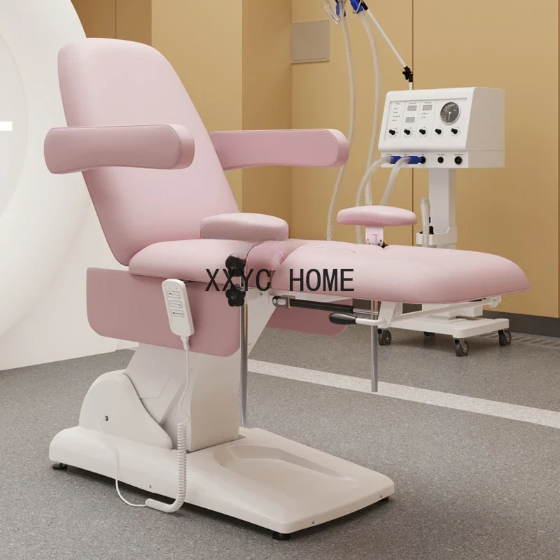 Recliner Facial Elétrico Multifuncional, Exame Ginecológico High-End, Cuidados Privados, Recliner Médico