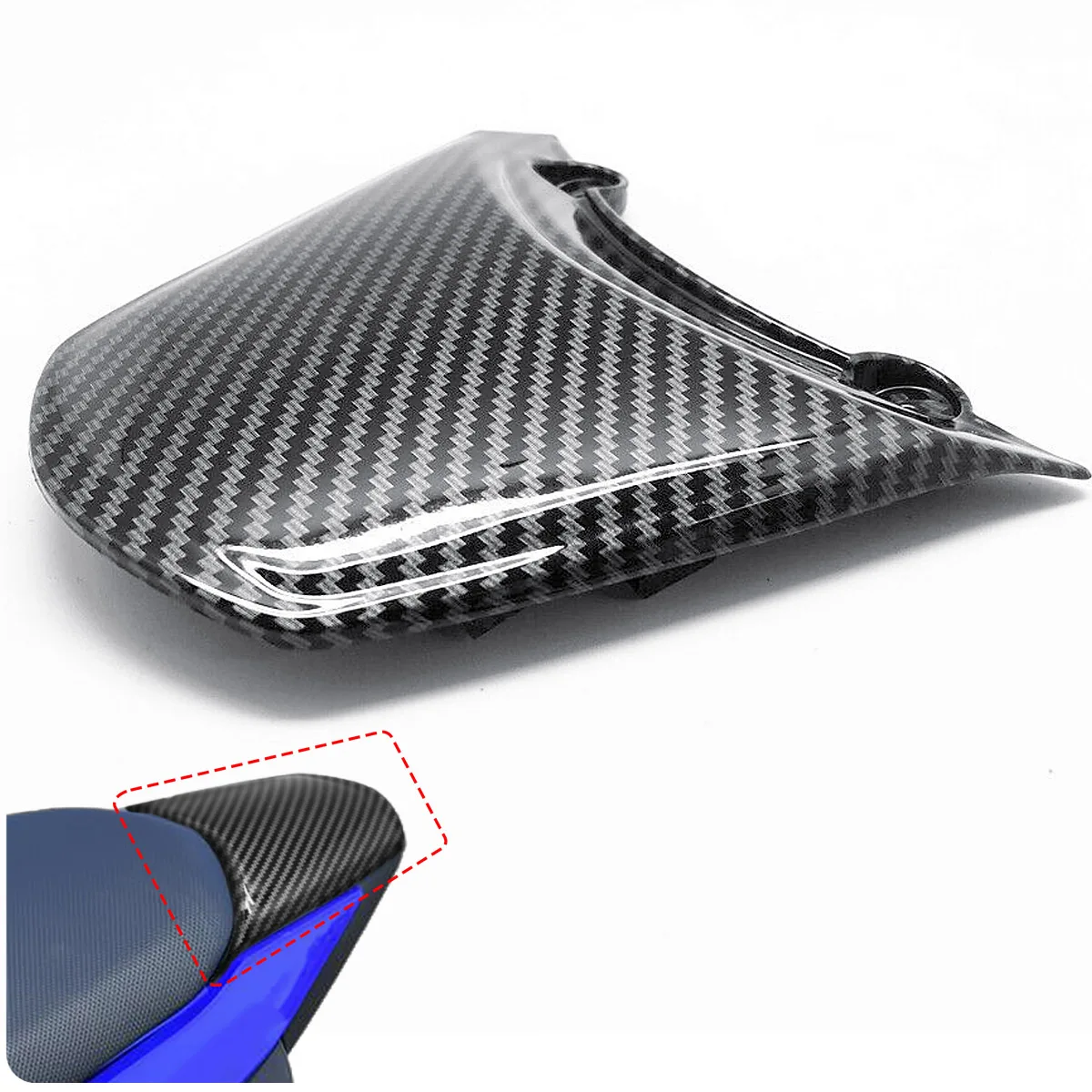 

Carbon Fiber Pattern Rear Upper Tail Centre Cover Frame Fairing for Suzuki Gsxr250 Gsx250r 2017-2020