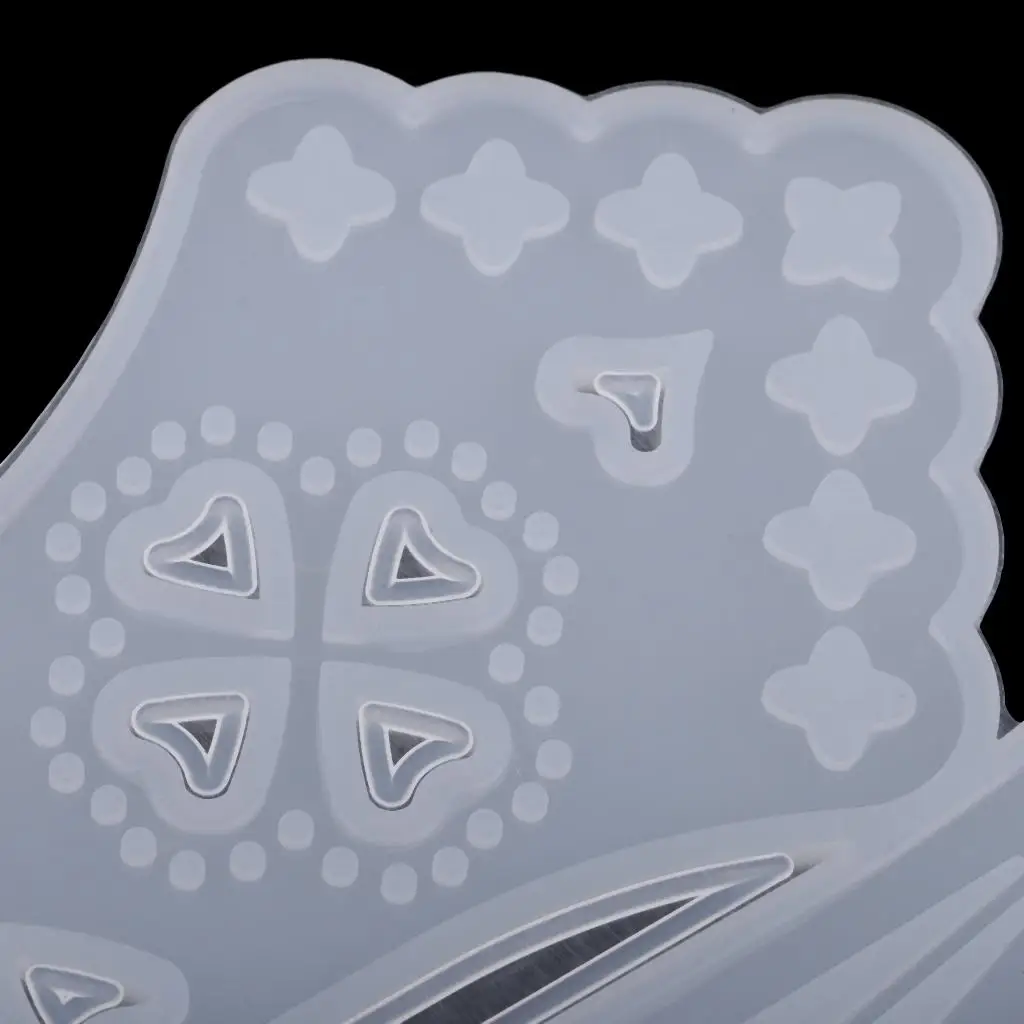 DIY مروحة سيليكون الايبوكسي الراتنج صب زخرفة أداة صنع المجوهرات #6