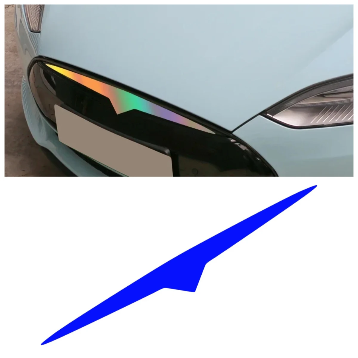 

Car Front Bumper Sticker For Tesla Model 3 Y X Model S Personalized Decor Decal Decoration Auto Para Tuning Accessories