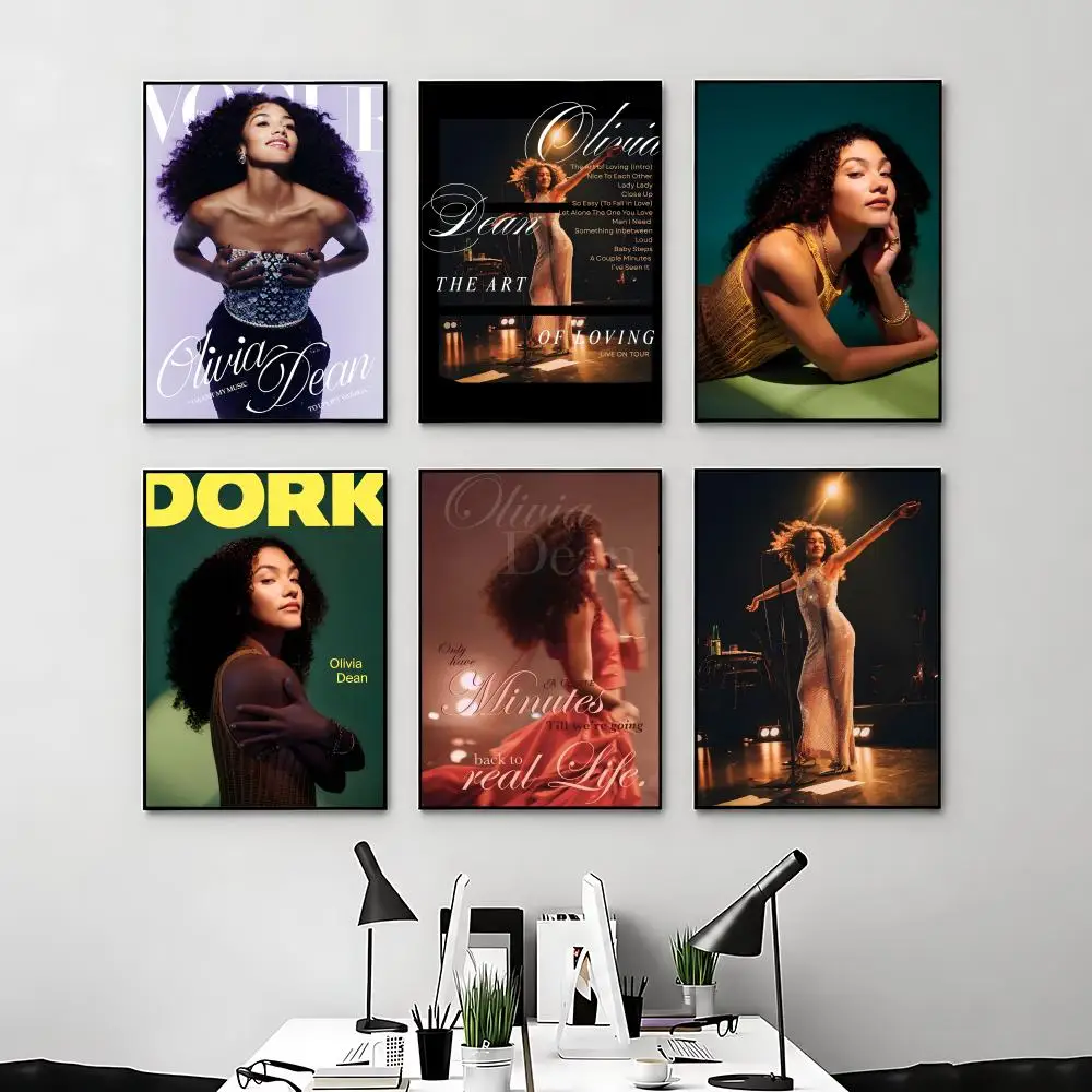 celebrity Olivia Dean Poster Posters Anime Room Decor Decoration Movie Backpack Wall Interior Music Wall Art