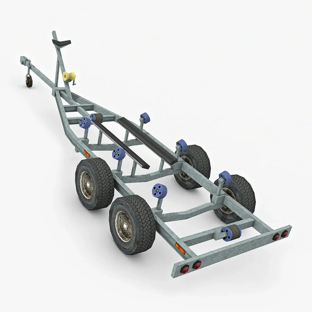 Special design widely used 2021 new wholesale boat trailer small boat trailer