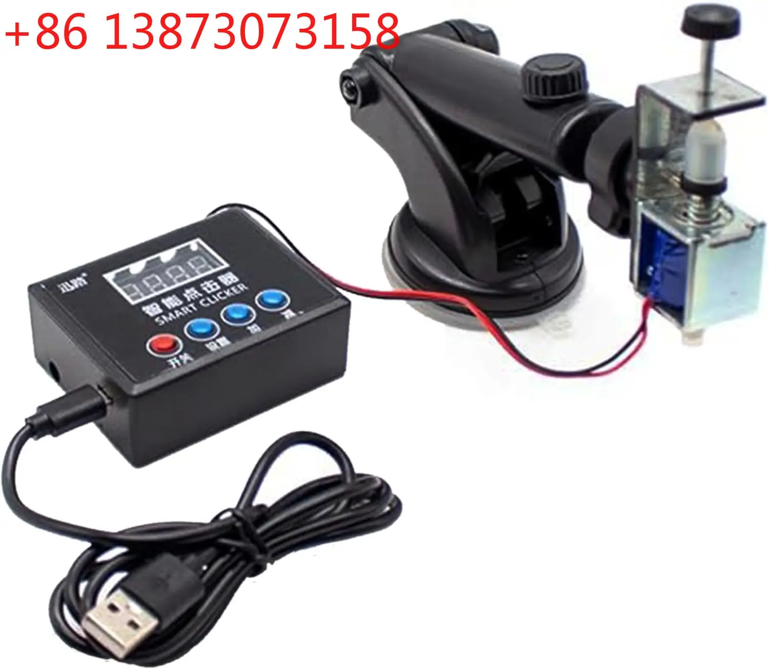 (ABC) Physical Click Auto Keyboard Clicker Mouse Jigglier; Auto Random Clicking Game Assist; Mouse Mover Auto Clicking Tool