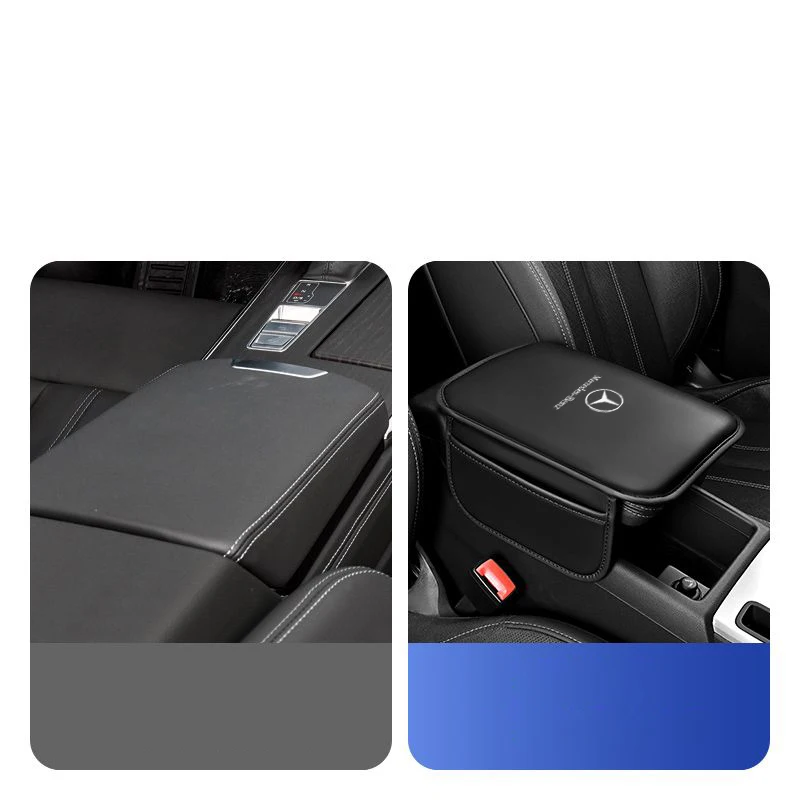 Auto Bracciolo Box Pad In Pelle Auto Bracciolo Zerbino Accessori Auto per Mercedes Benz B/C/E/S Classe A Classe C200L GLC GLK Nuovo CLA