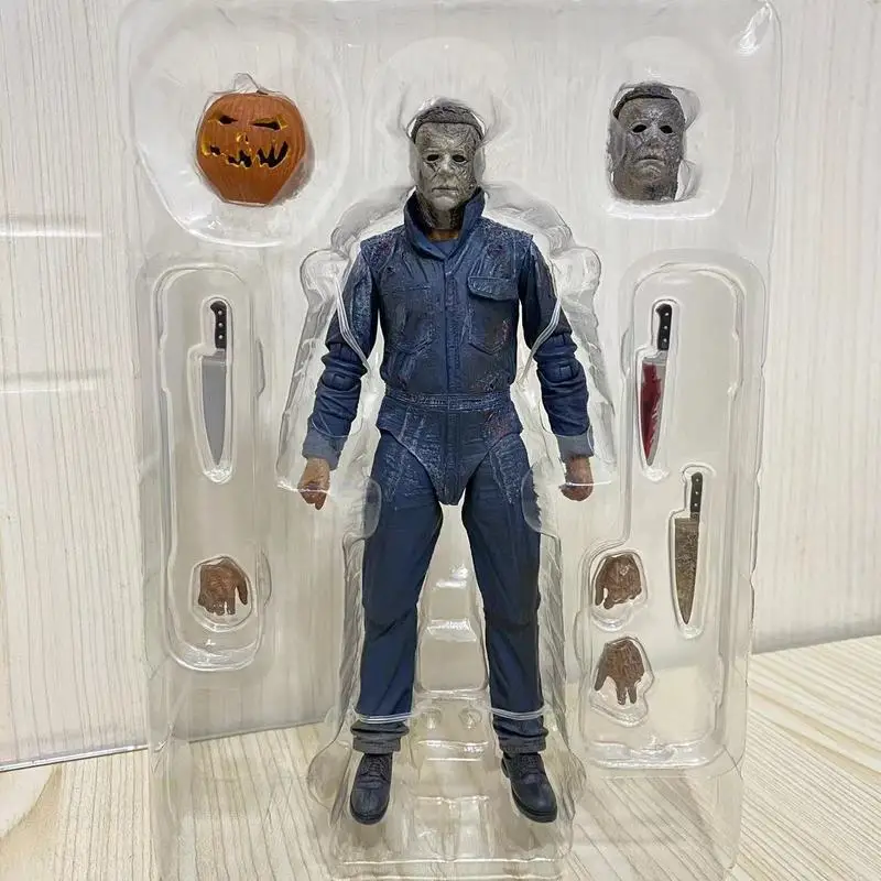 Halloween Ultimate Michael Myers Action Figure Toys Neca 60651 Figuras Anime 7-Inch Collection Model Toys Original Birthday Gift