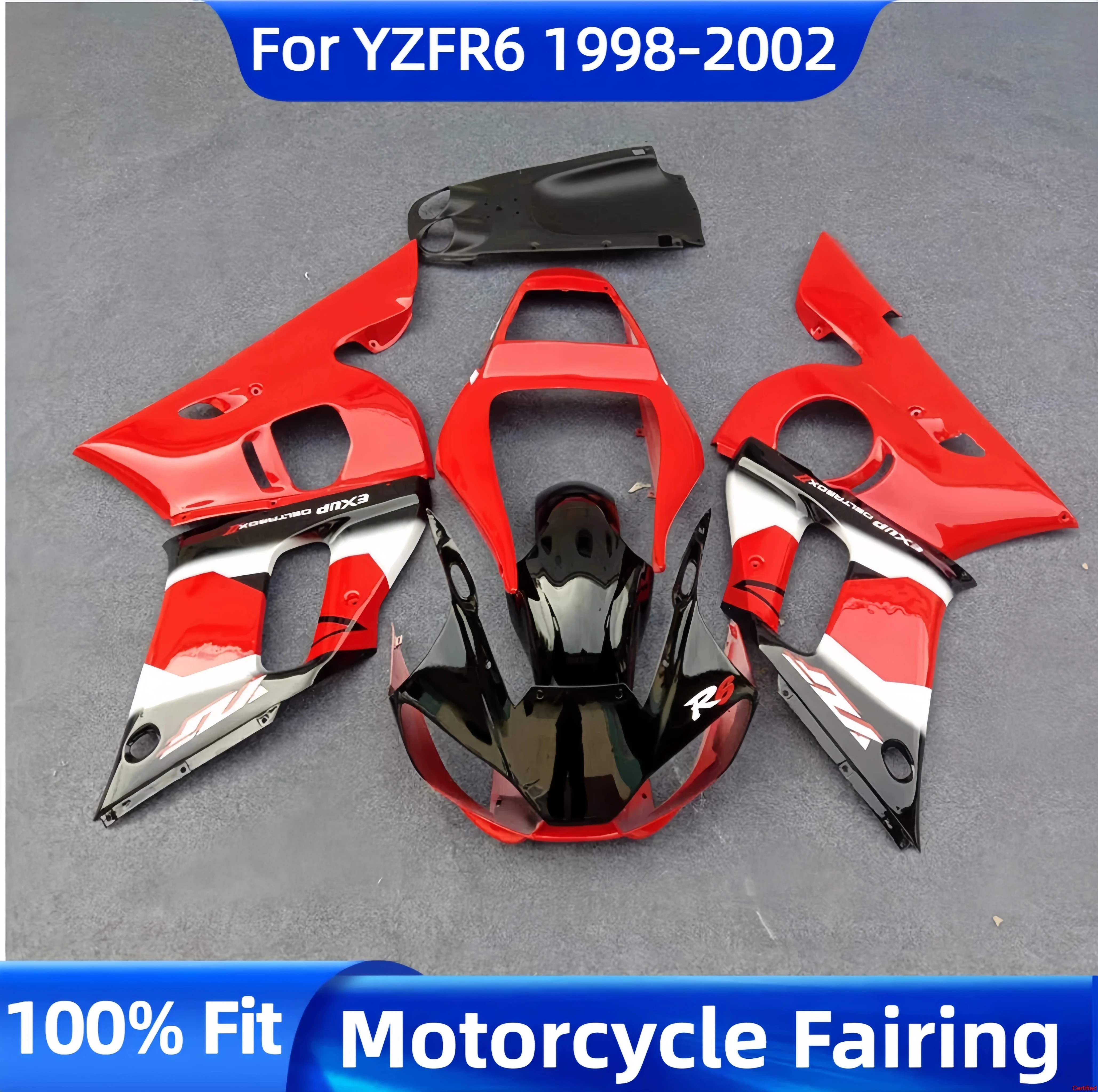 

Motorcycle fairing kit fit for YAMAHA YZF R6 98 99 00 01 02 plastic 1998 1999 2000 2001 2002 full fairings kits
