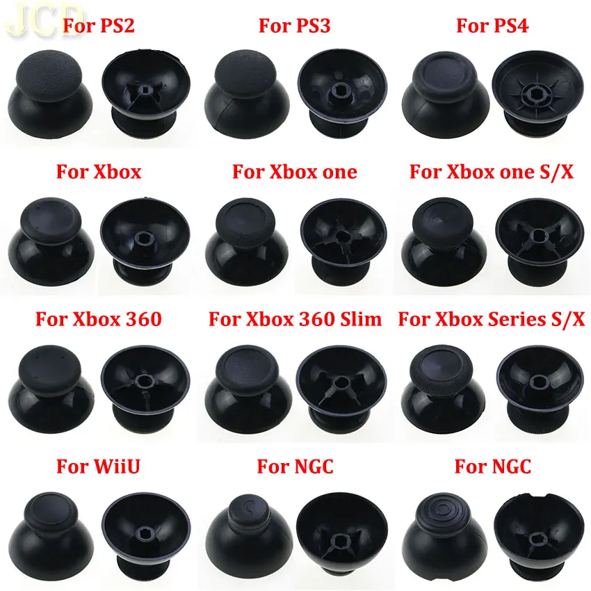 

4pcs Analog Joystick Thumb Stick Grip Cap For PS2 PS3 PS4 Pro Slim PS5 Xbox One 360 Series S X WiiU NGC Gamepad Controller