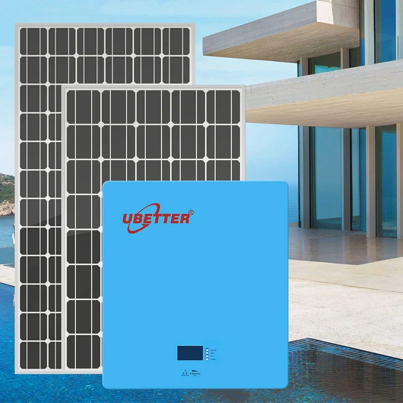 Ubetter hot selling 51.2V 100Ah Off-grid Clean Energy System 5KWH Li-ion Storage Battery Household Solar Power System