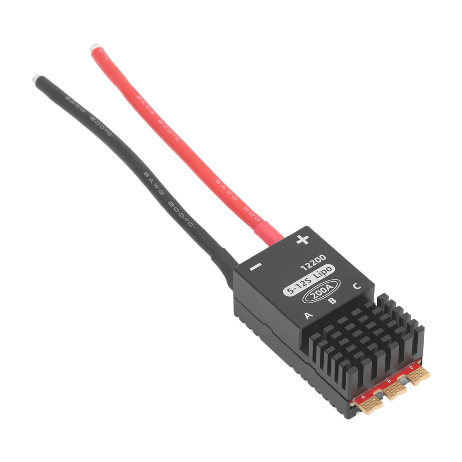 هليكوبتر وحدة تحكم إلكترونية في السرعة 5 ‐ 12S 128 كيلو هرتز PWM محرك بدون فرشاة وحدة تحكم في السرعة الكهربائية DC18V‐50.4V 200A