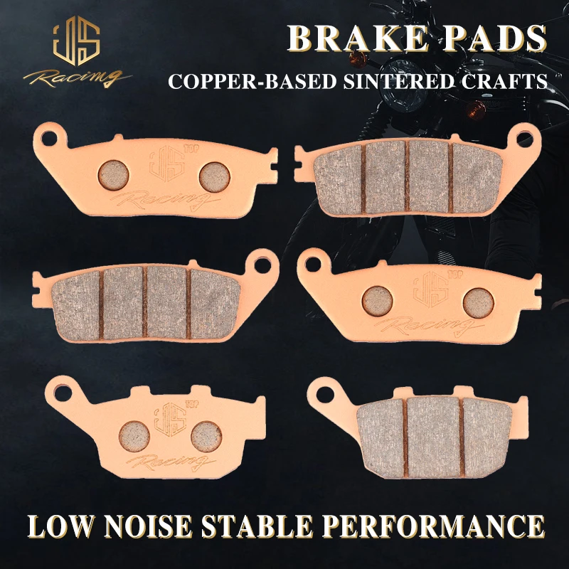 

JSRAOIMG Sintered Front Rear Brake Pads for Triumph Street Triple 675 07-12 Tiger 800 XC XCA XCX XR XRT XRX 11-20 Trident 660 21
