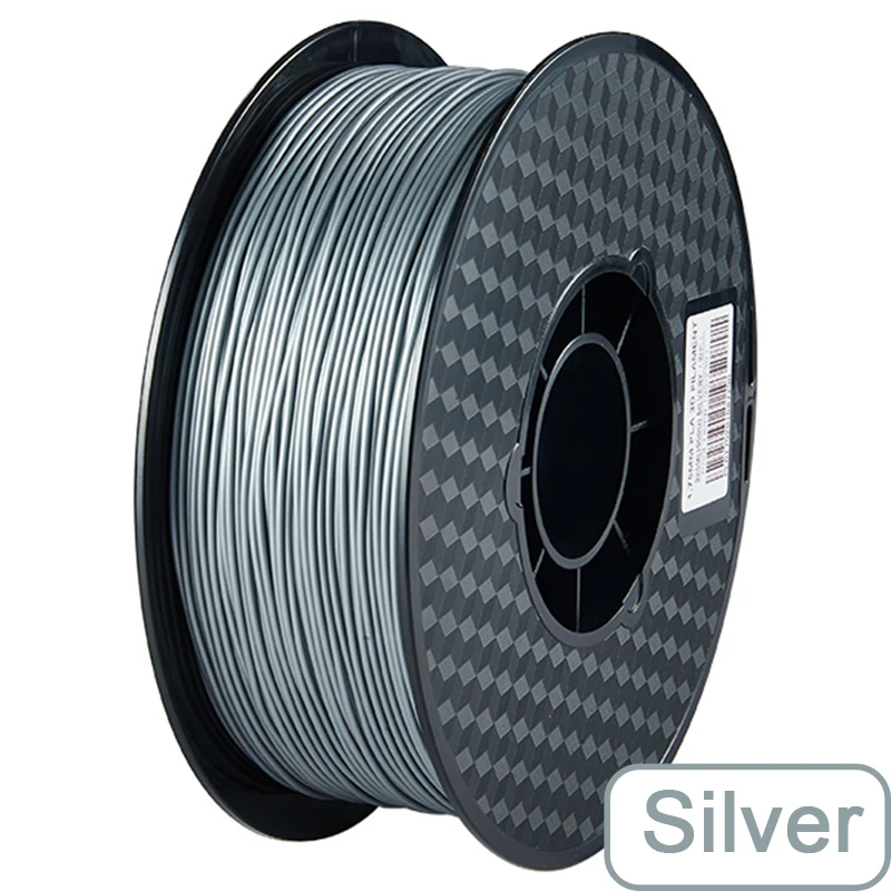 3D Printing Filament PLA 1kg 500g 250g Standard PLA Filament 1.75mm FDM Printer Plastic Material 3D Filament Silver Black Marble